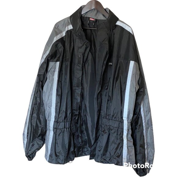 Polo Motorrad Gray & Black Men's XL Motorcycle Biker Riding Jacket Reflective - Picture 7 of 16